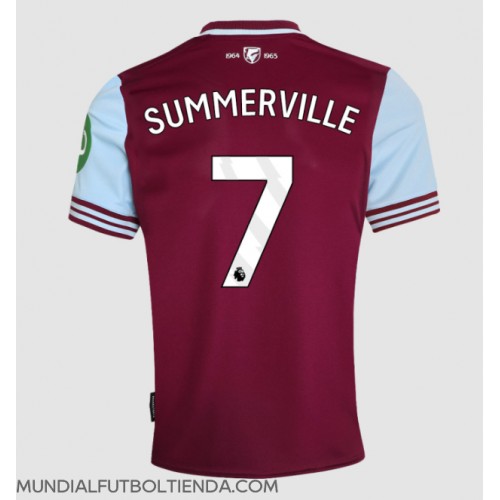 Camiseta West Ham United Crysencio Summerville #7 Primera Equipación Replica 2024-25 mangas cortas